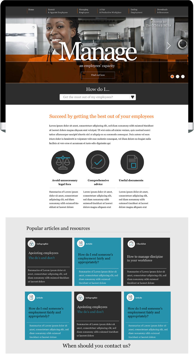 BUSA and CCMA website