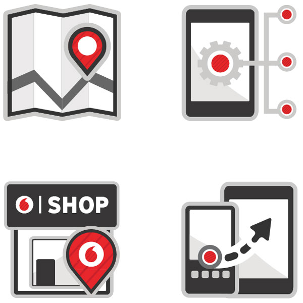 Vodacom icons